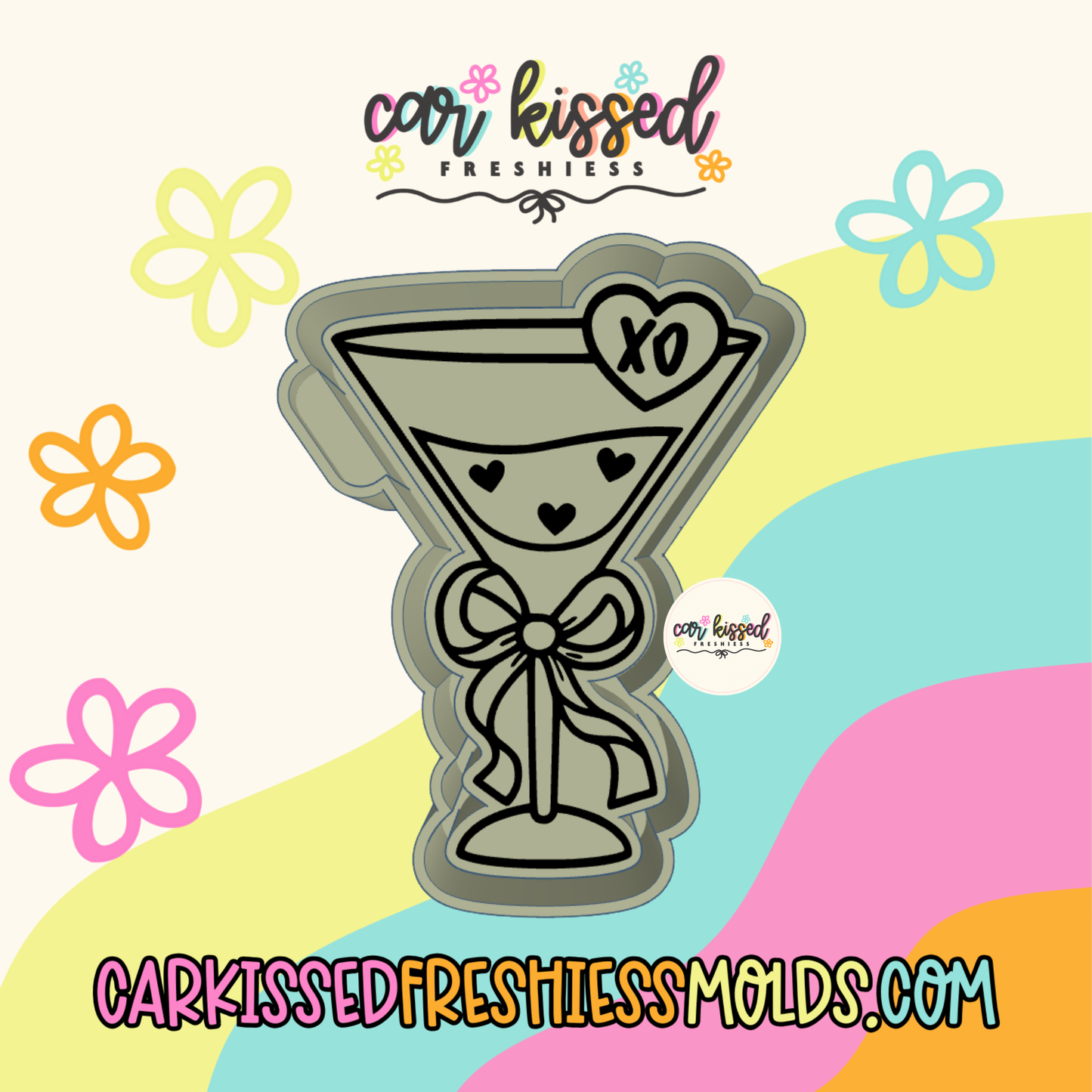 XO Martini Silicone Mold