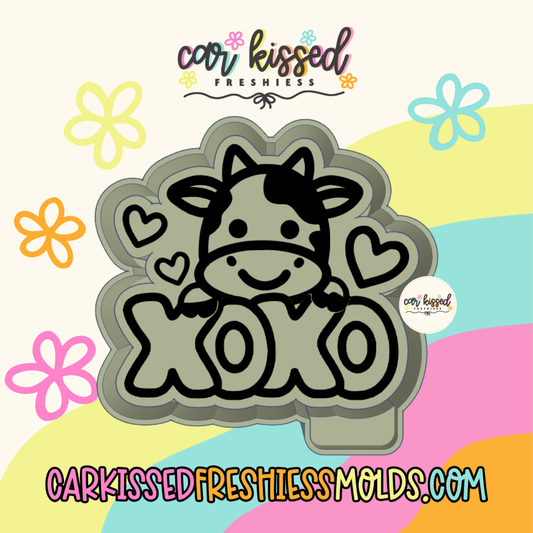 XOXO Cow Silicone Mold