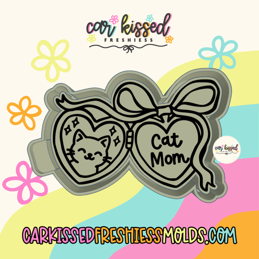 Cat Mom Locket Silicone Mold