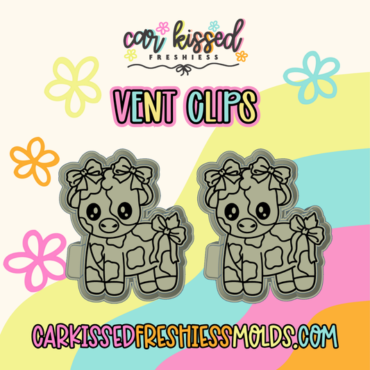 Bow Cow Vent Clip Set Of Two