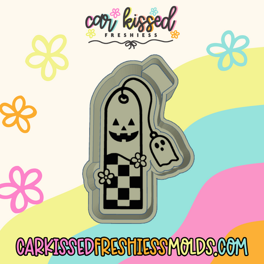 Jack-O-Lantern Bookmark Silicone Mold