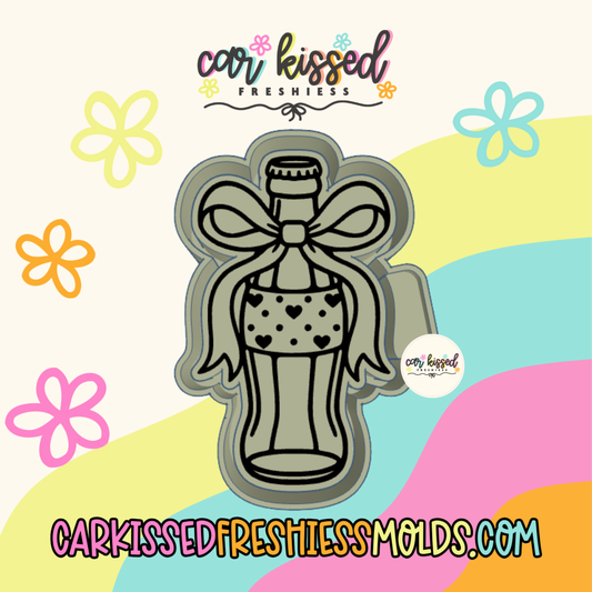 Hearts + Dots Bottle Silicone Mold