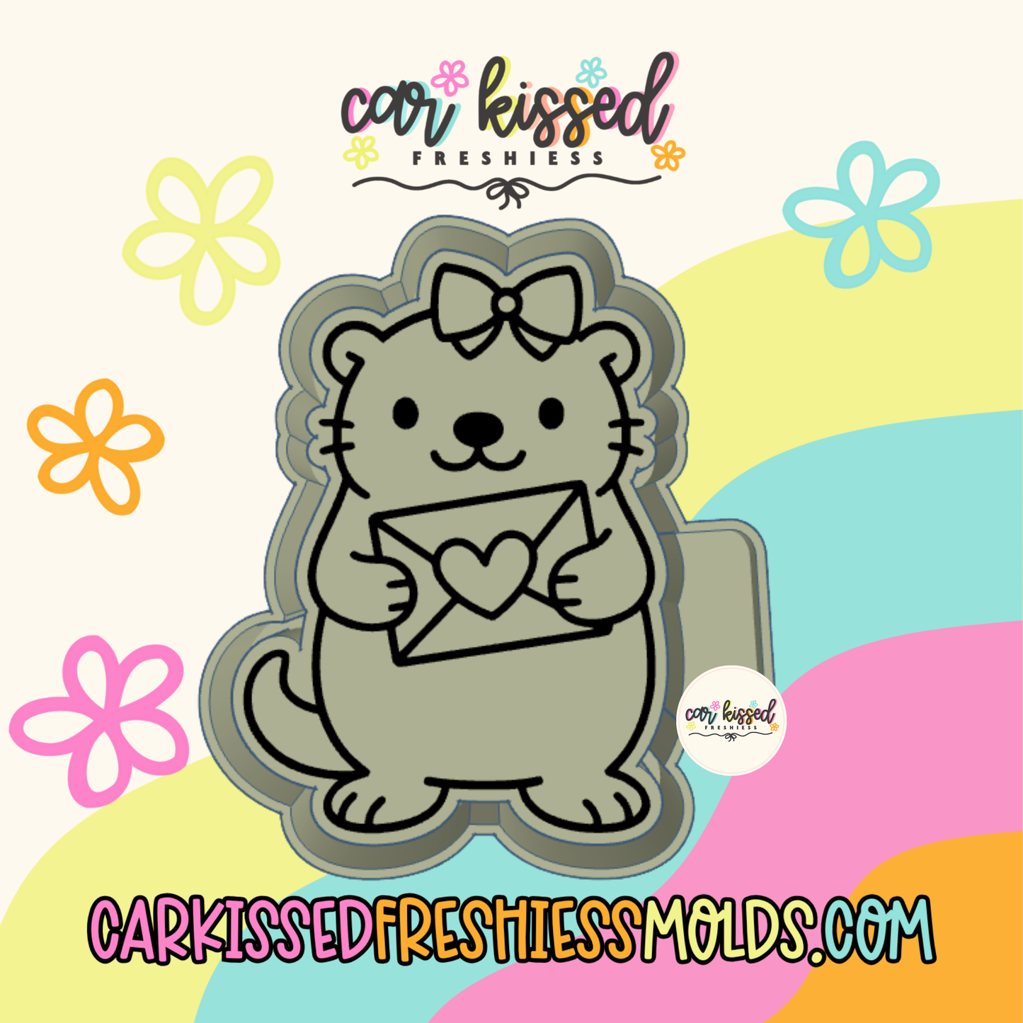 Love Letter Otter Silicone Mold