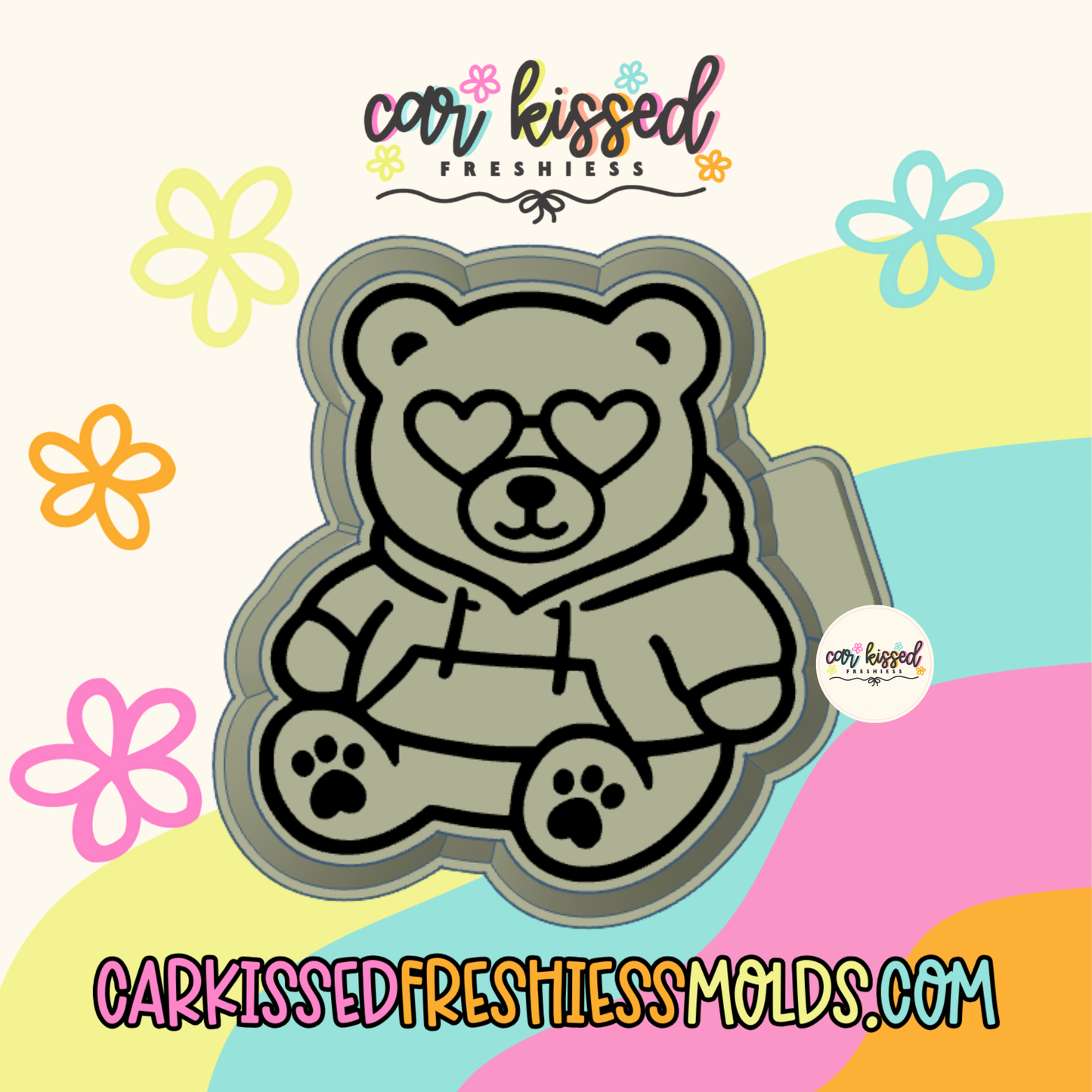 Hoodie Bear Silicone Mold