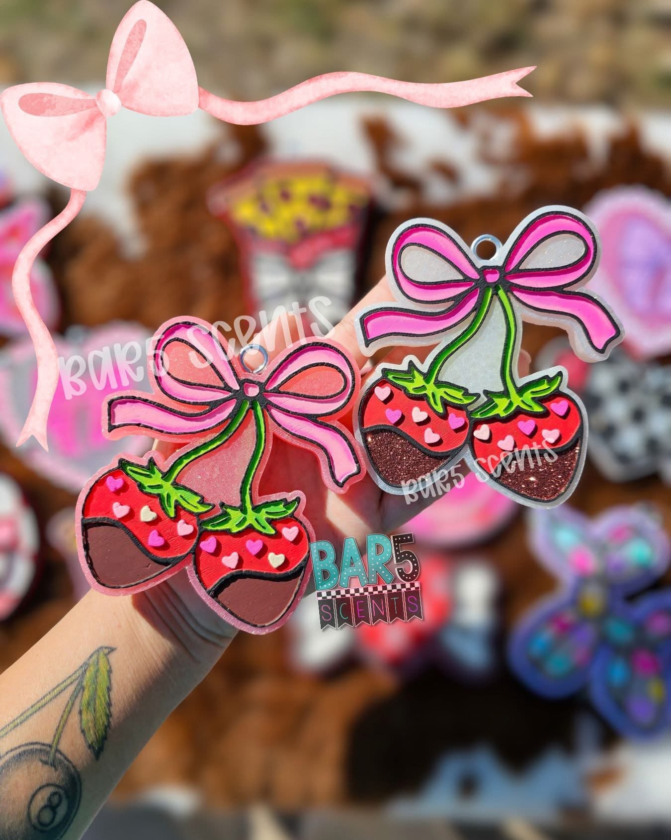 Chocolate Strawberry Cherries Silicone Mold