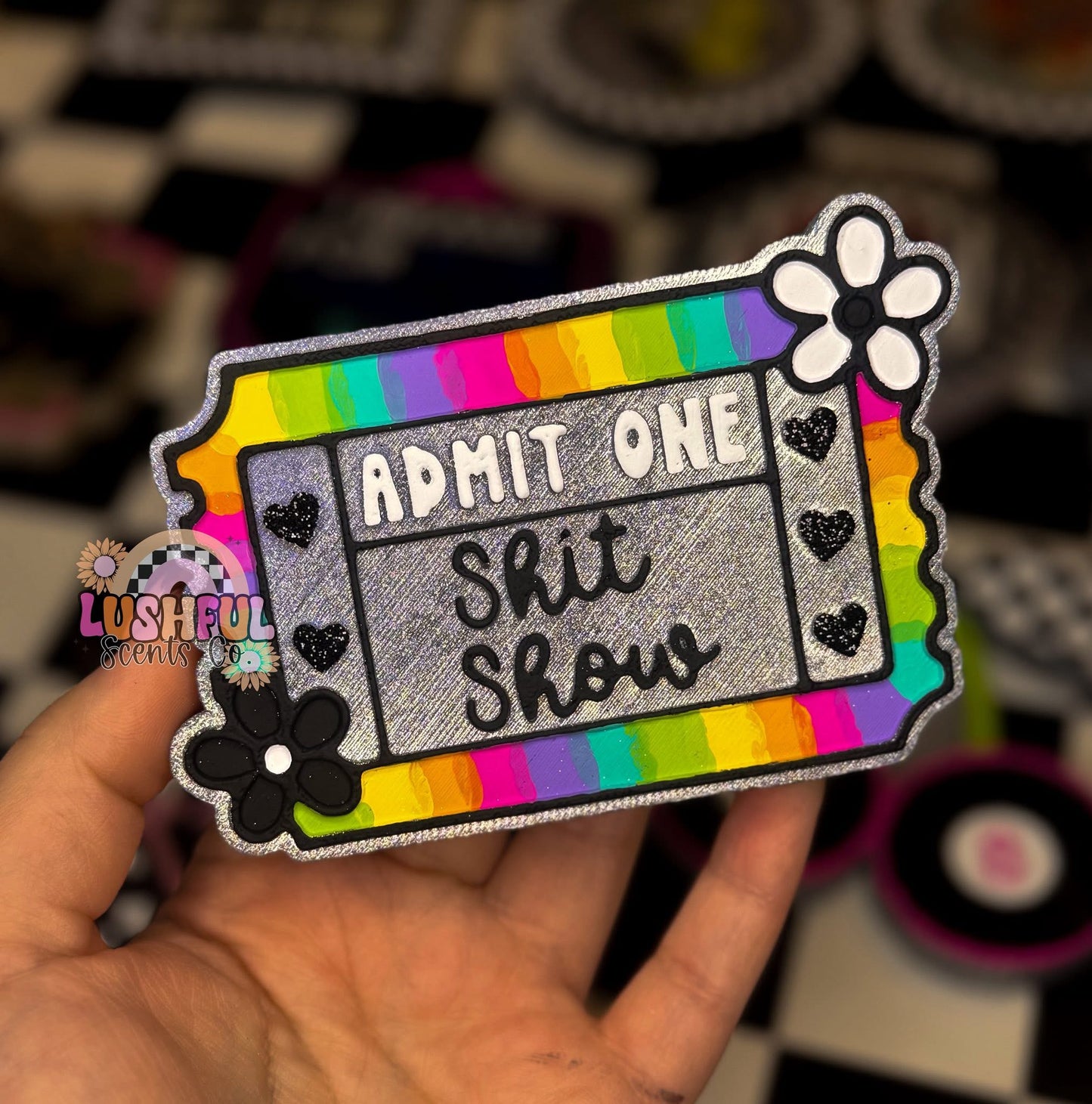 Shit Show Ticket Silicone Mold