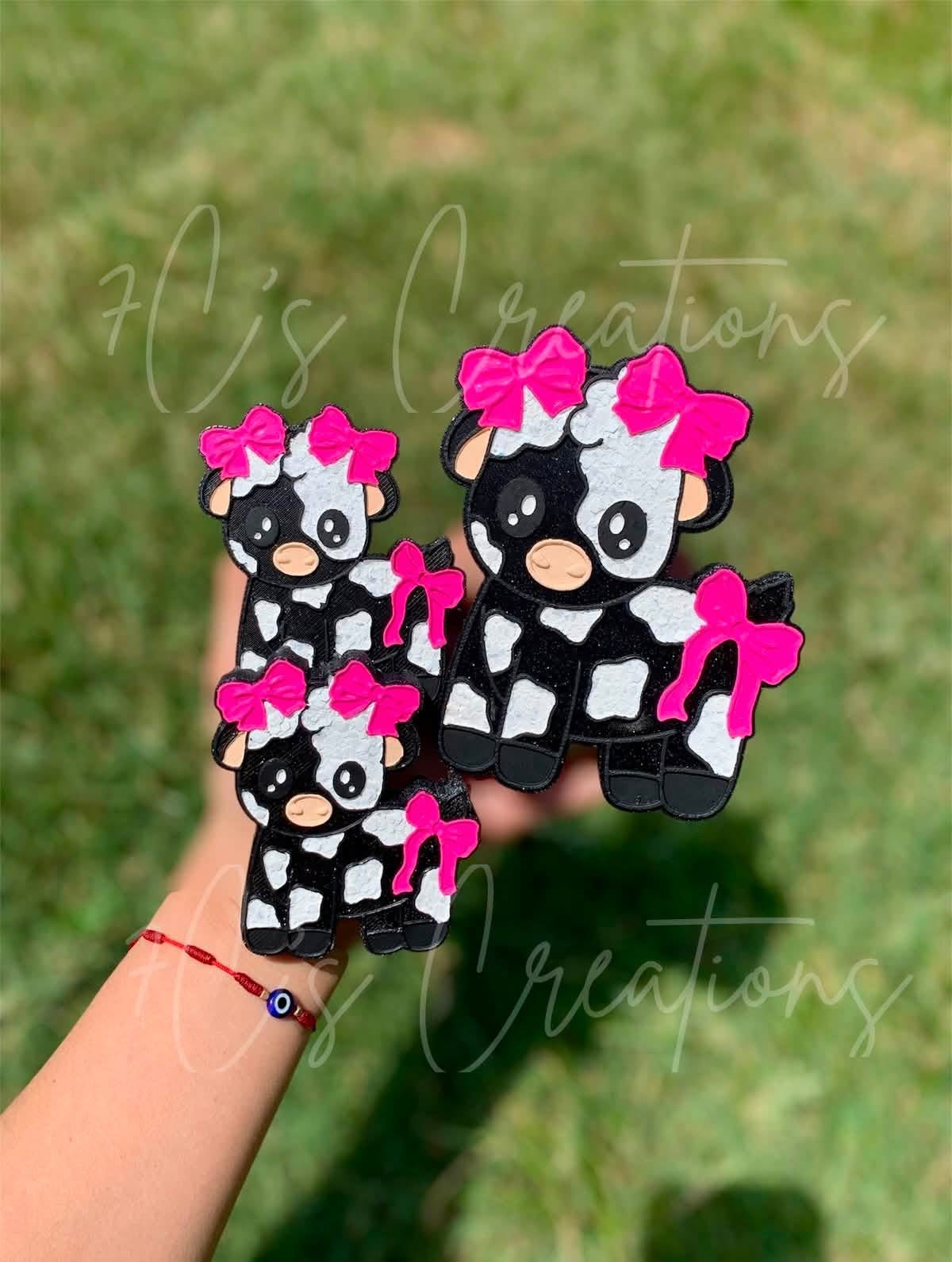 Bow Cow Silicone Mold