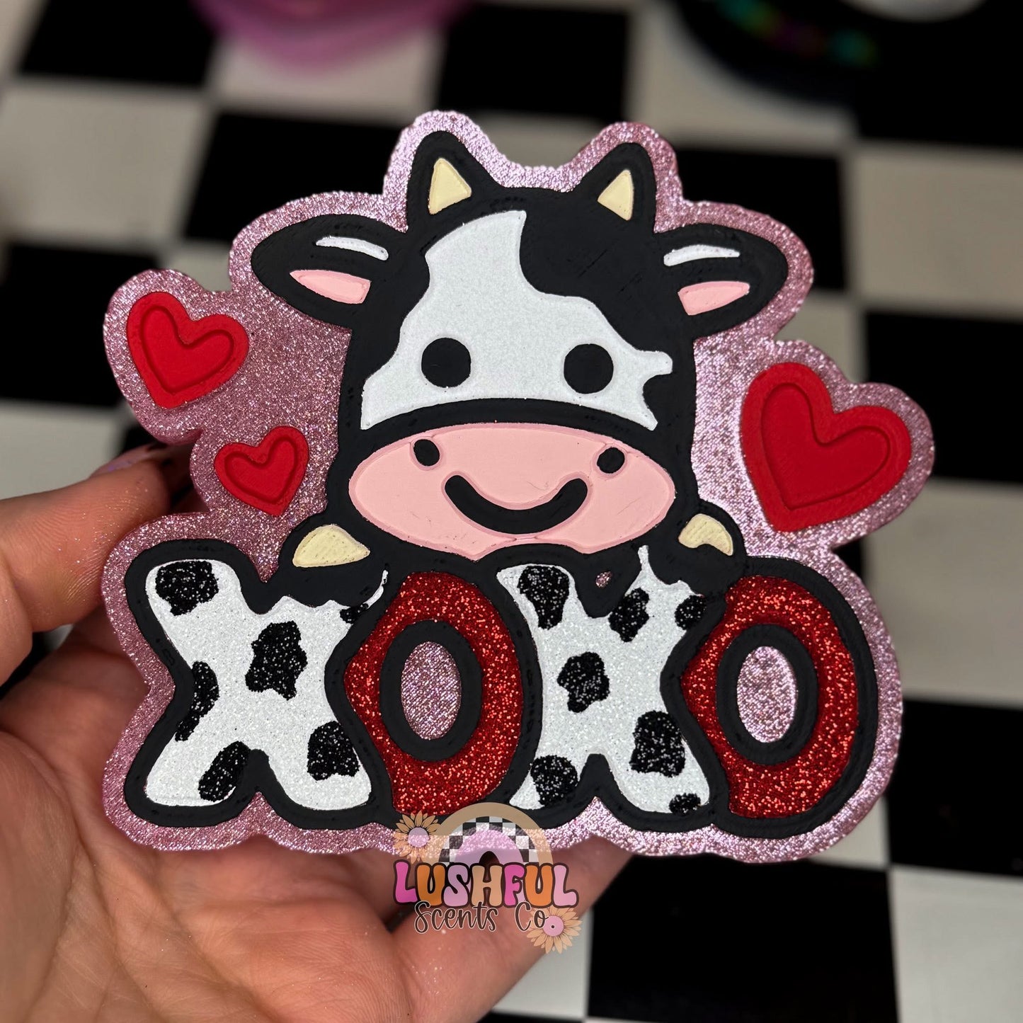 XOXO Cow Silicone Mold
