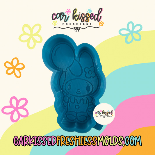 Clown Kitty Friend Silicone Mold