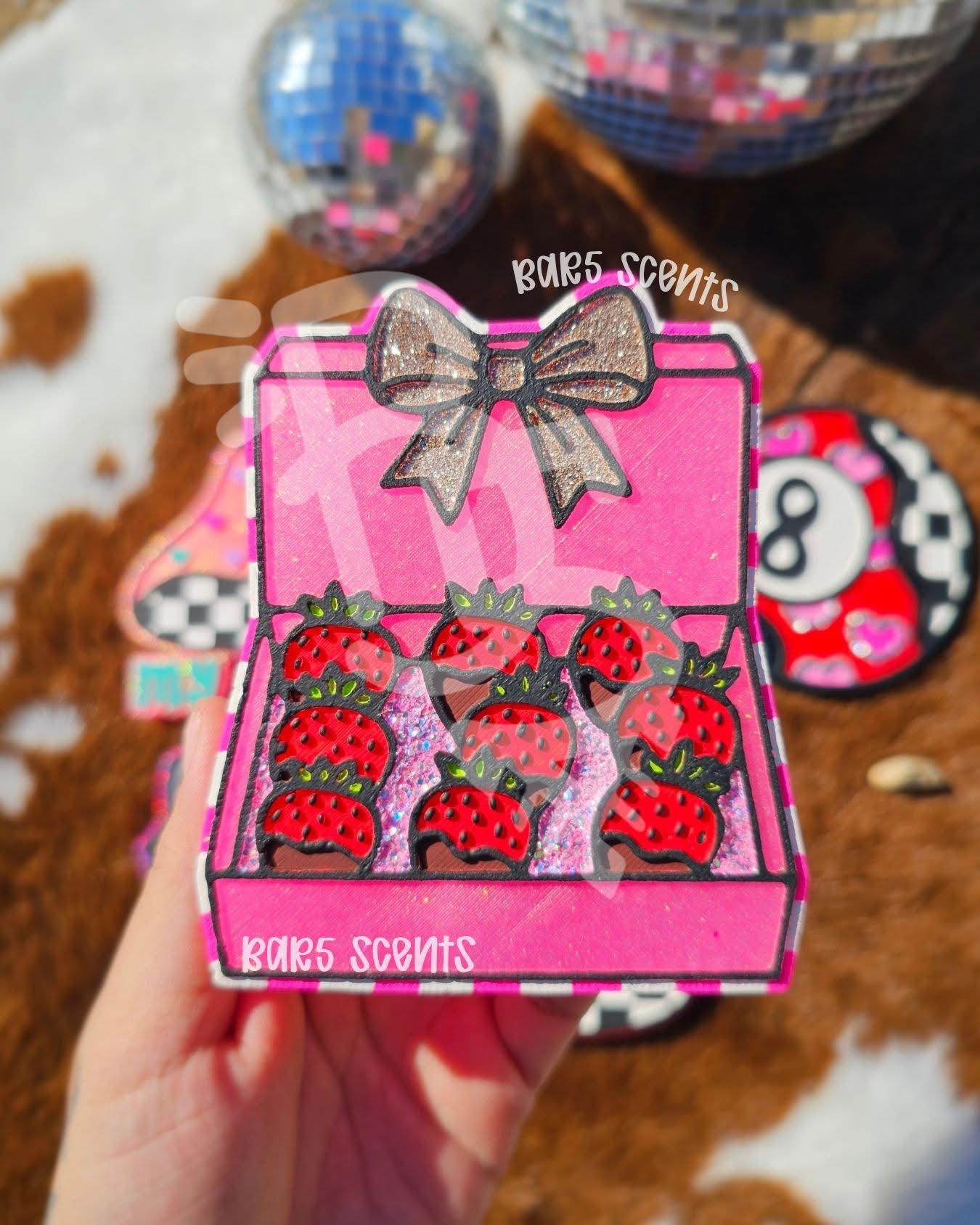 Chocolate Strawberry Box Silicone Mold