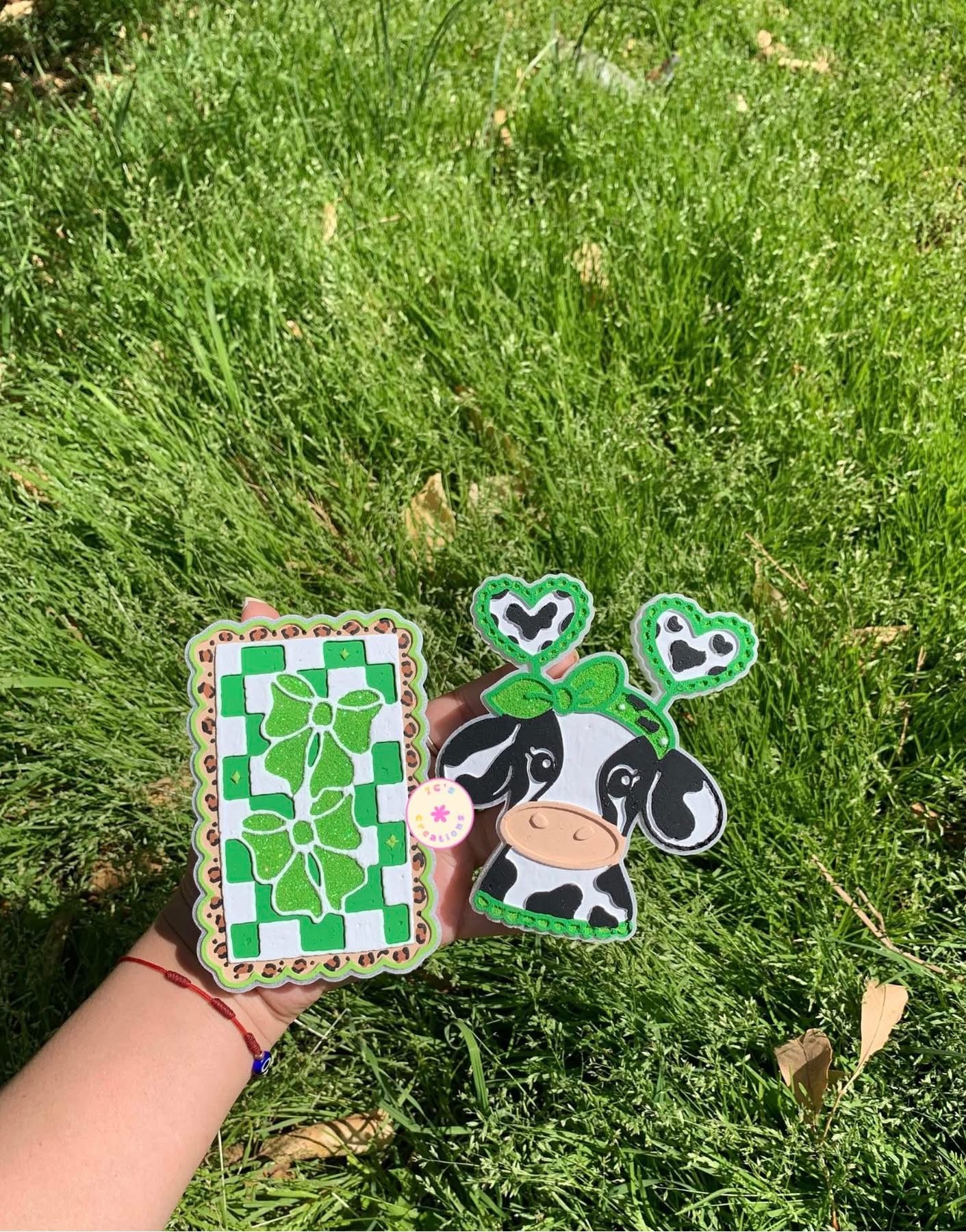 Lacey Heart Cow Silicone Mold