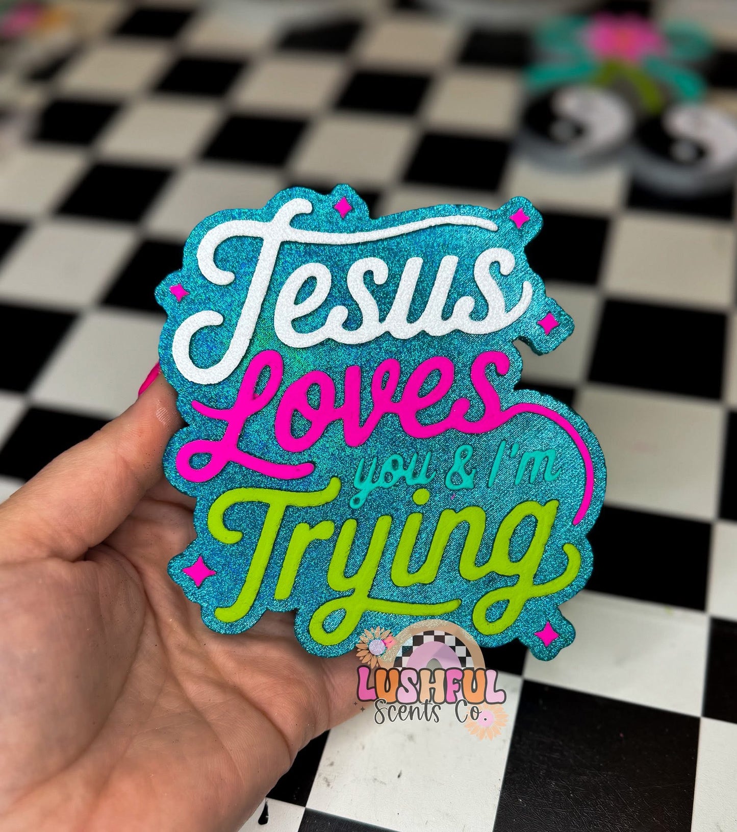 Jesus Loves You Silicone Mold