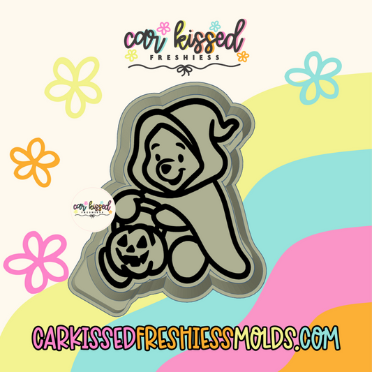 Trick Or Treat Bear Silicone Mold