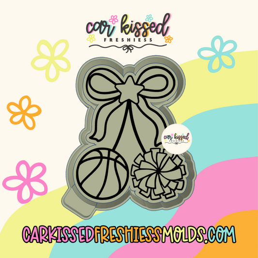 Basketball PomPom Cherry Silicone Mold