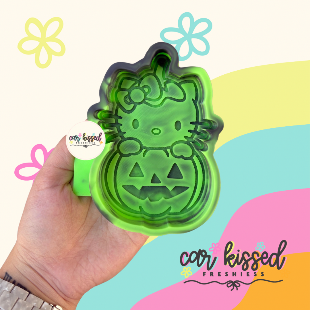 Kitty Pumpkin Silicone Mold