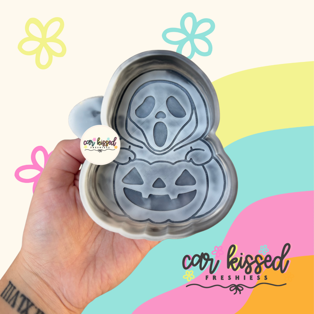 Ghost Pumpkin Friend Silicone Mold