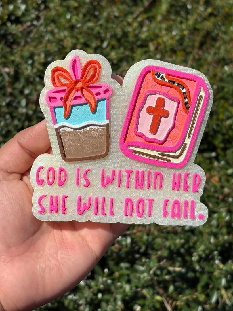 God Is Within Her Silicone Mold