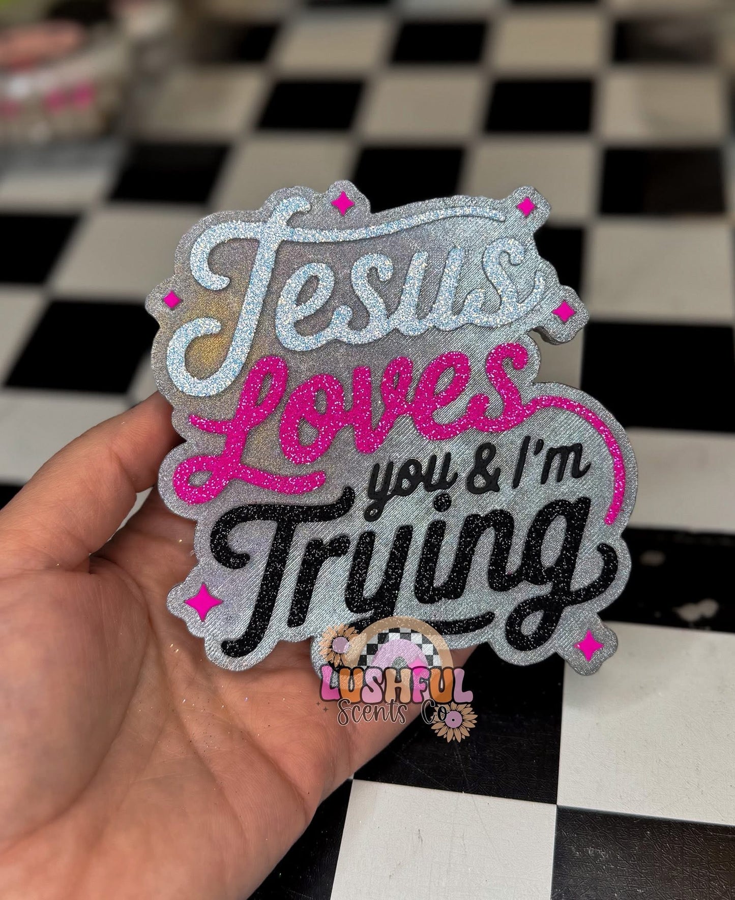 Jesus Loves You Silicone Mold