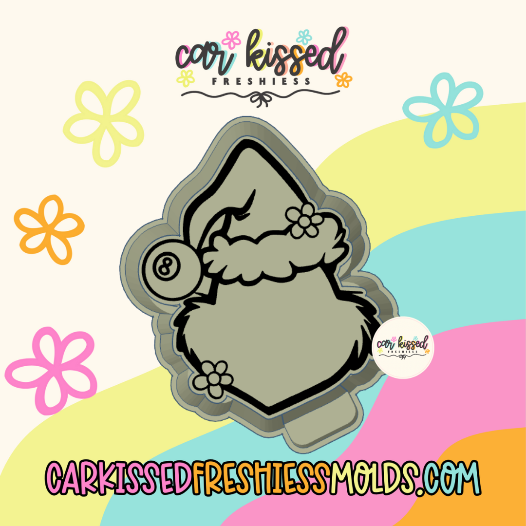 8Ball Grouch Head Silicone Mold