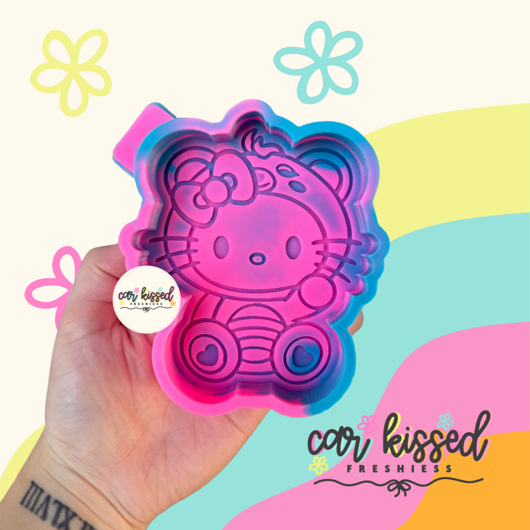 Kitty Rainbow Bear Silicone Mold