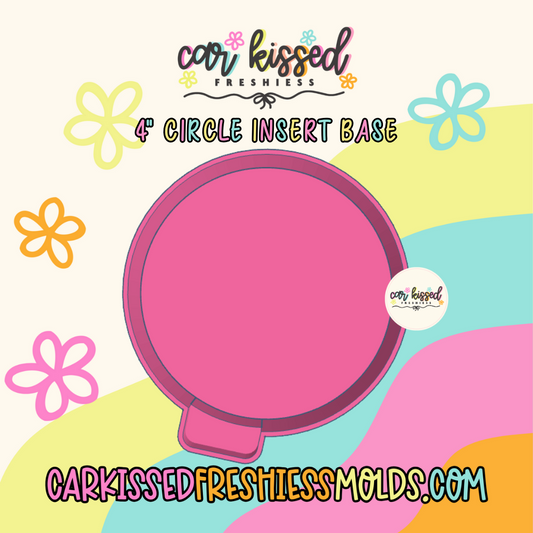 4” Circle Insert Base Silicone Mold