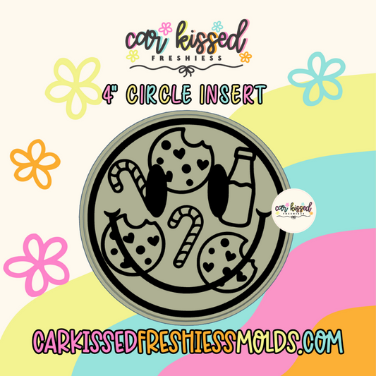 4” Milk + Cookies Insert Mold