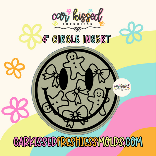 4” Gingerbread Insert Silicone Mold