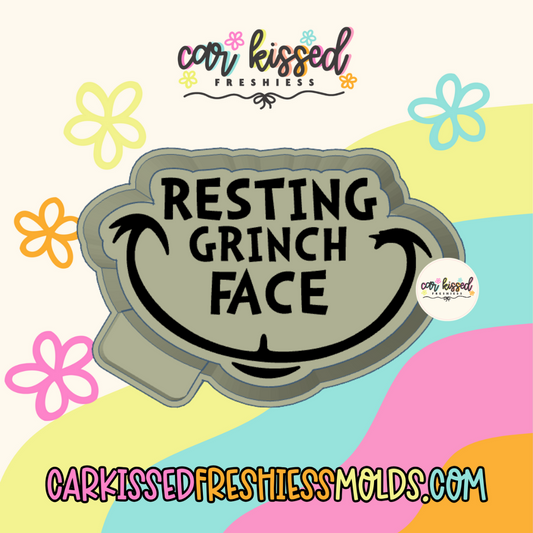 Resting Grouch Face Silicone Mold