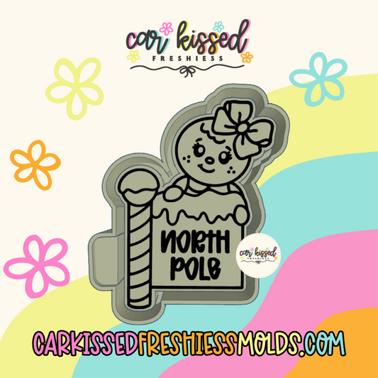 North Pole Gingy Silicone Mold