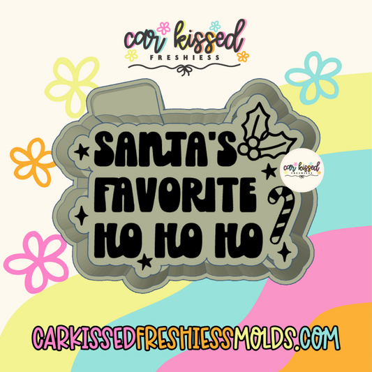 Santa’s Favorite Ho Ho Ho Silicone Mold