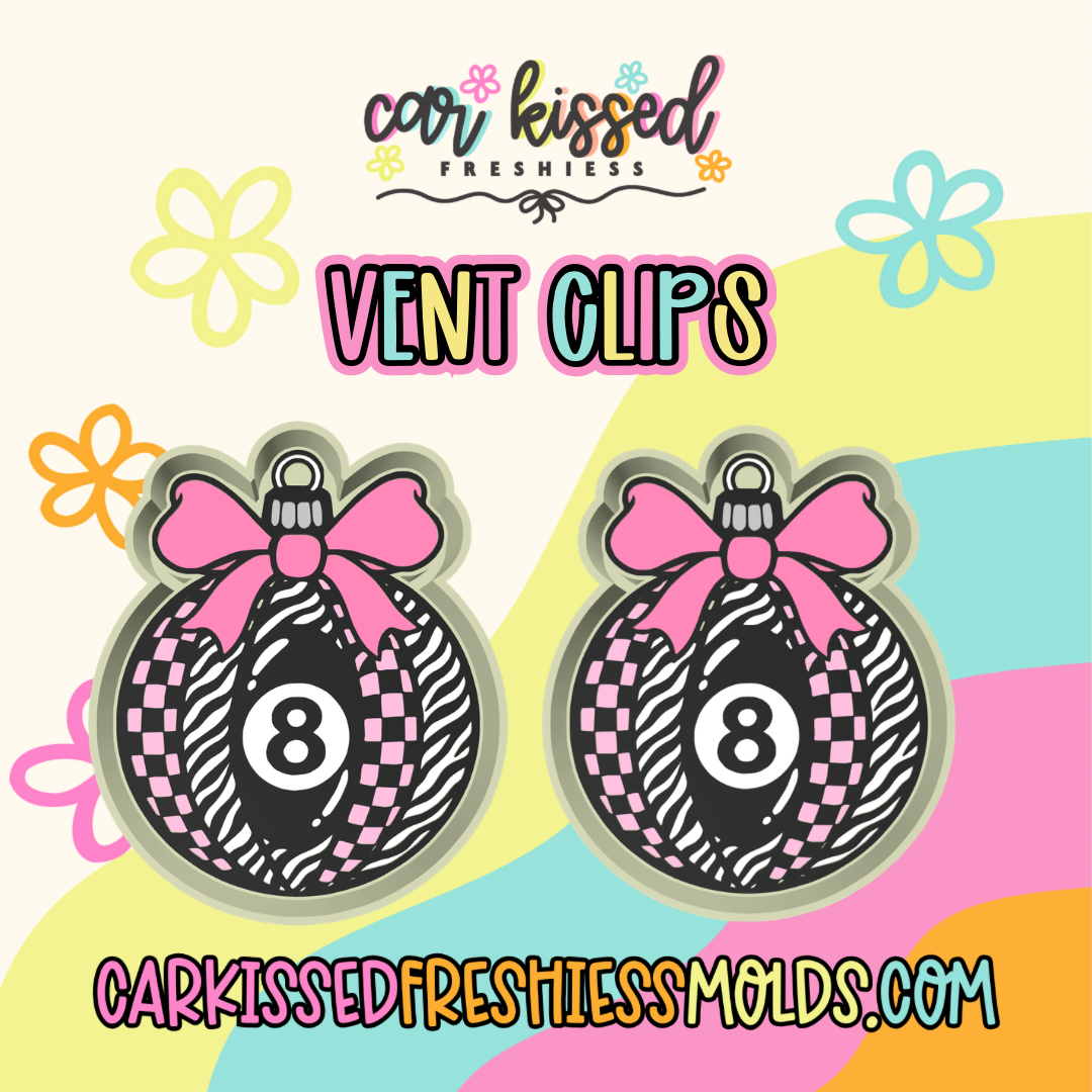 8Ball Ornament Vents Set Of Two