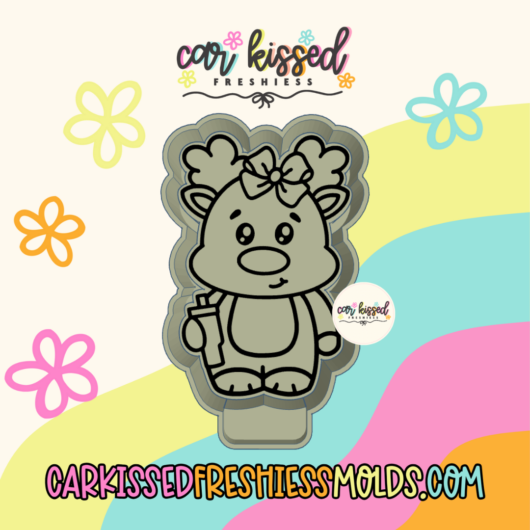 Reba The Reindeer Silicone Mold