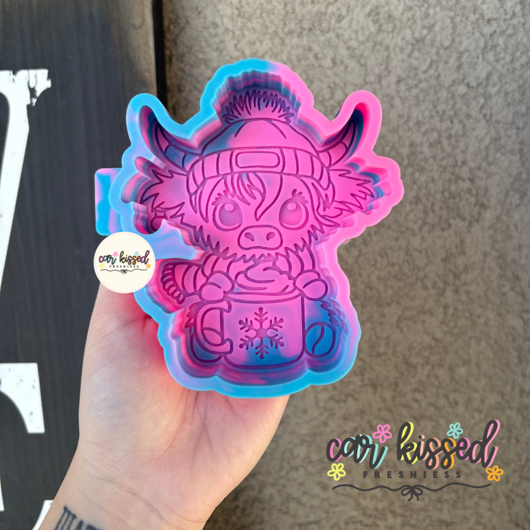 Winter Cow Silicone Mold