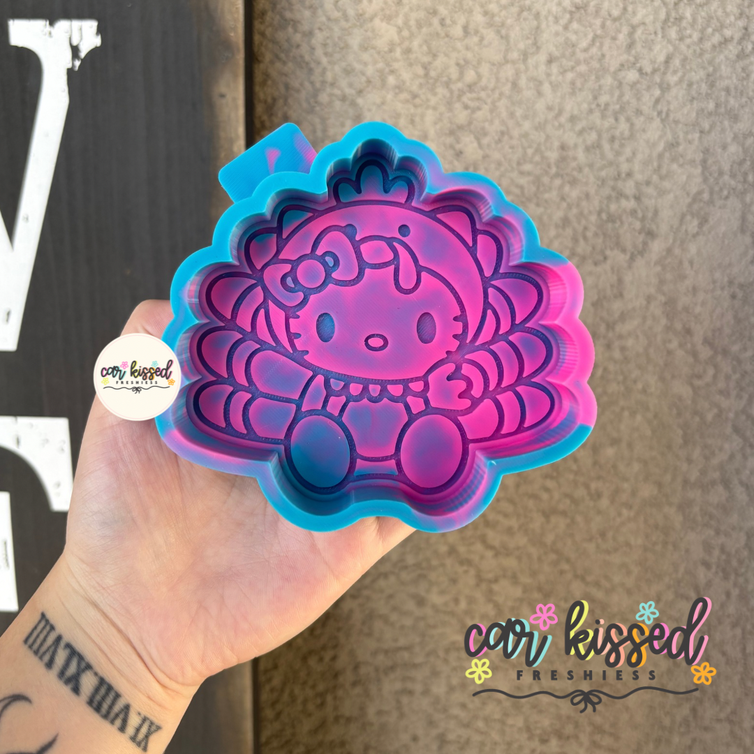 Turkey Kitty Silicone Mold