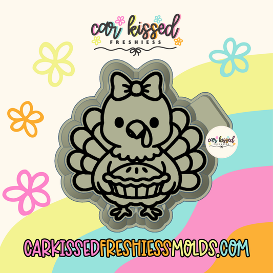 Turkey w Pie Silicone Mold