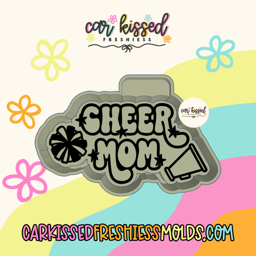 Cheer Mom Silicone Mold