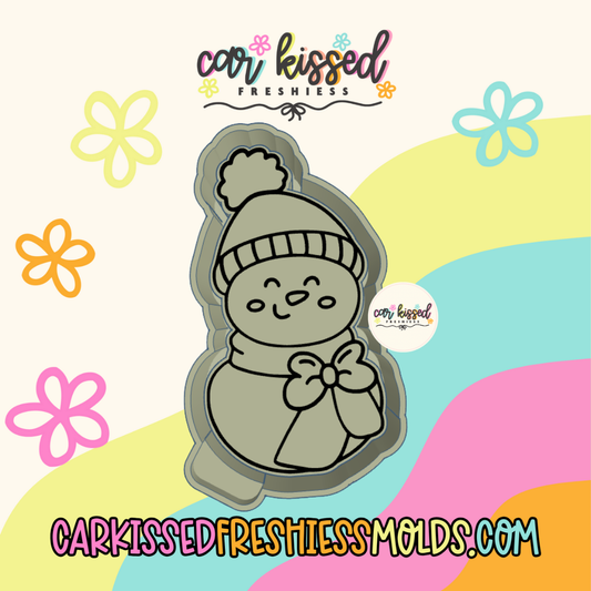 Cutesy Snowman Silicone Mold