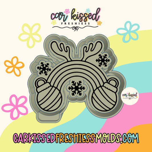 Reindeer Rainbow Silicone Mold