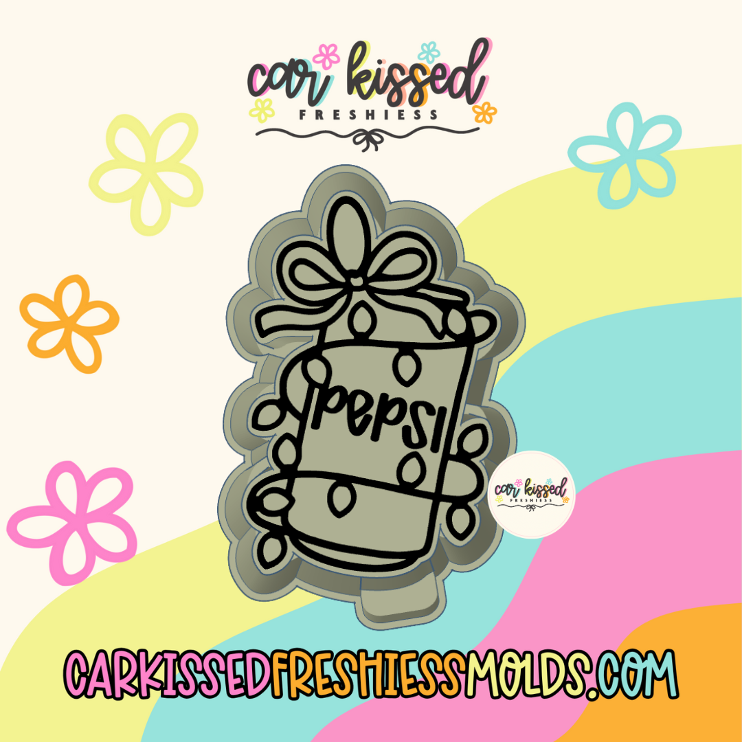 Pep Christmas Lights Can Silicone Mold