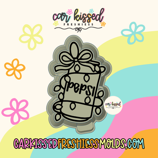 Pep Christmas Lights Can Silicone Mold