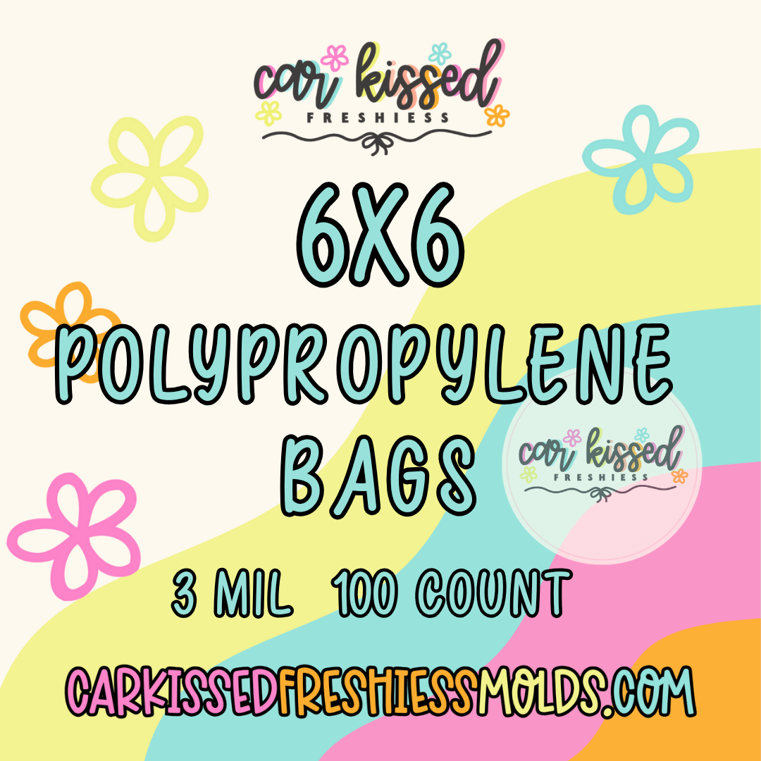 3 Mil Poly Bags 6x6