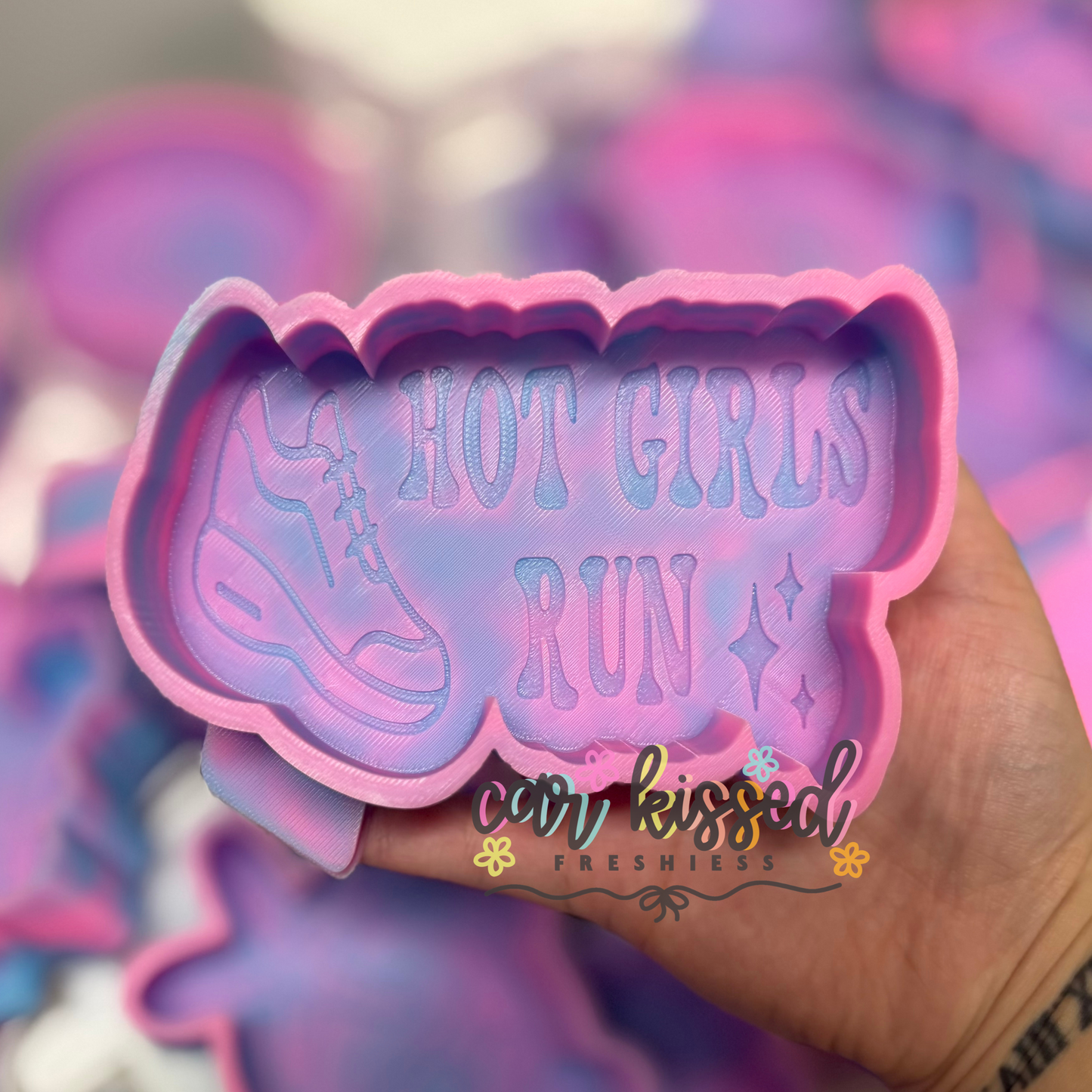 Hot Girls Run Silicone Mold
