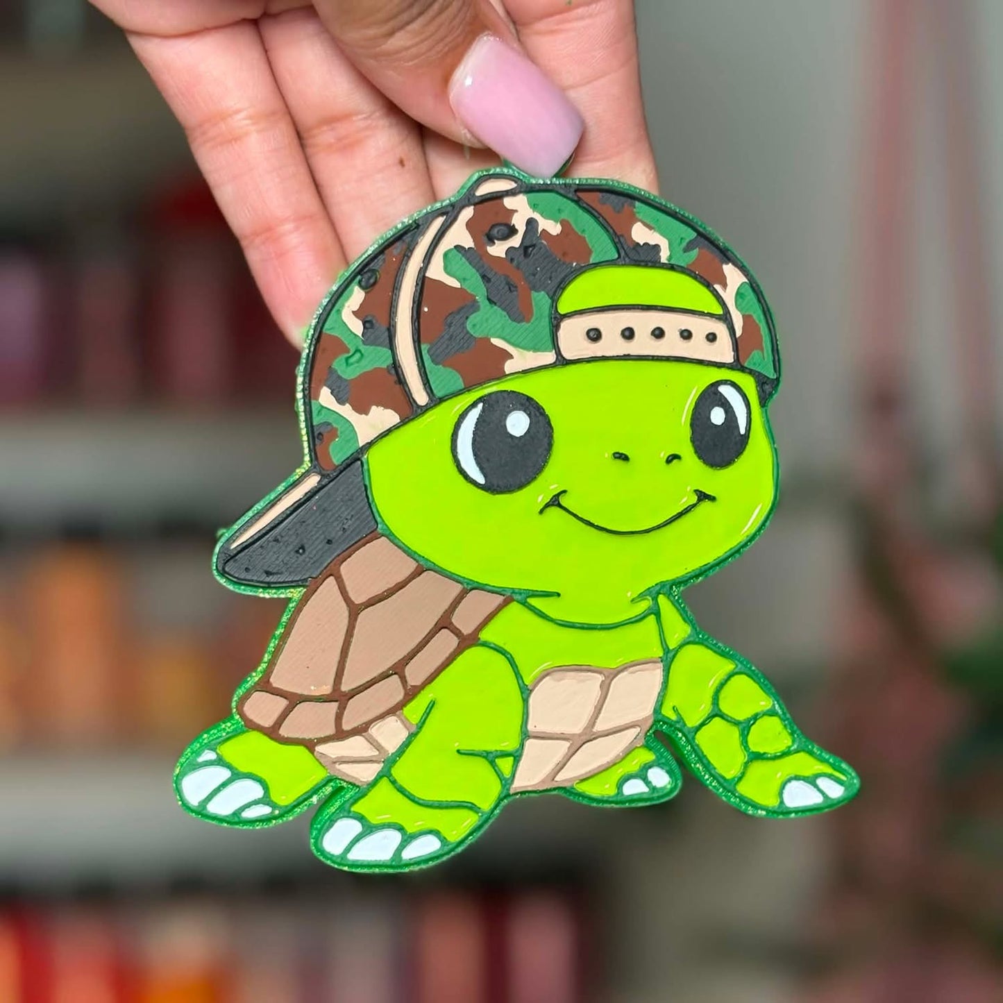 Turtle With Hat Silicone Mold