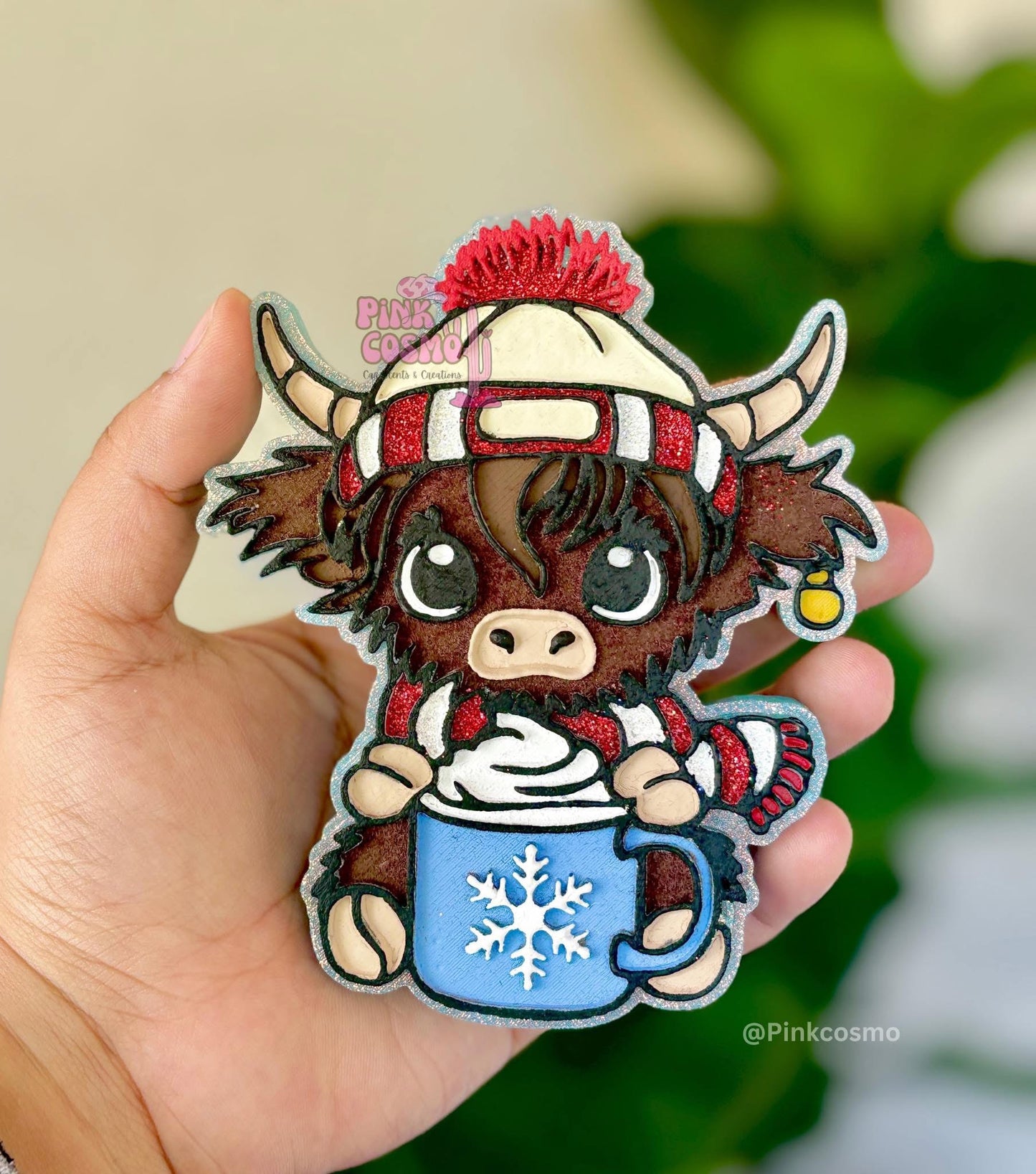 Winter Cow Silicone Mold