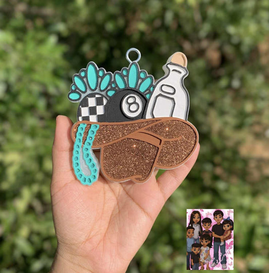 Western Cowboy Silicone Mold