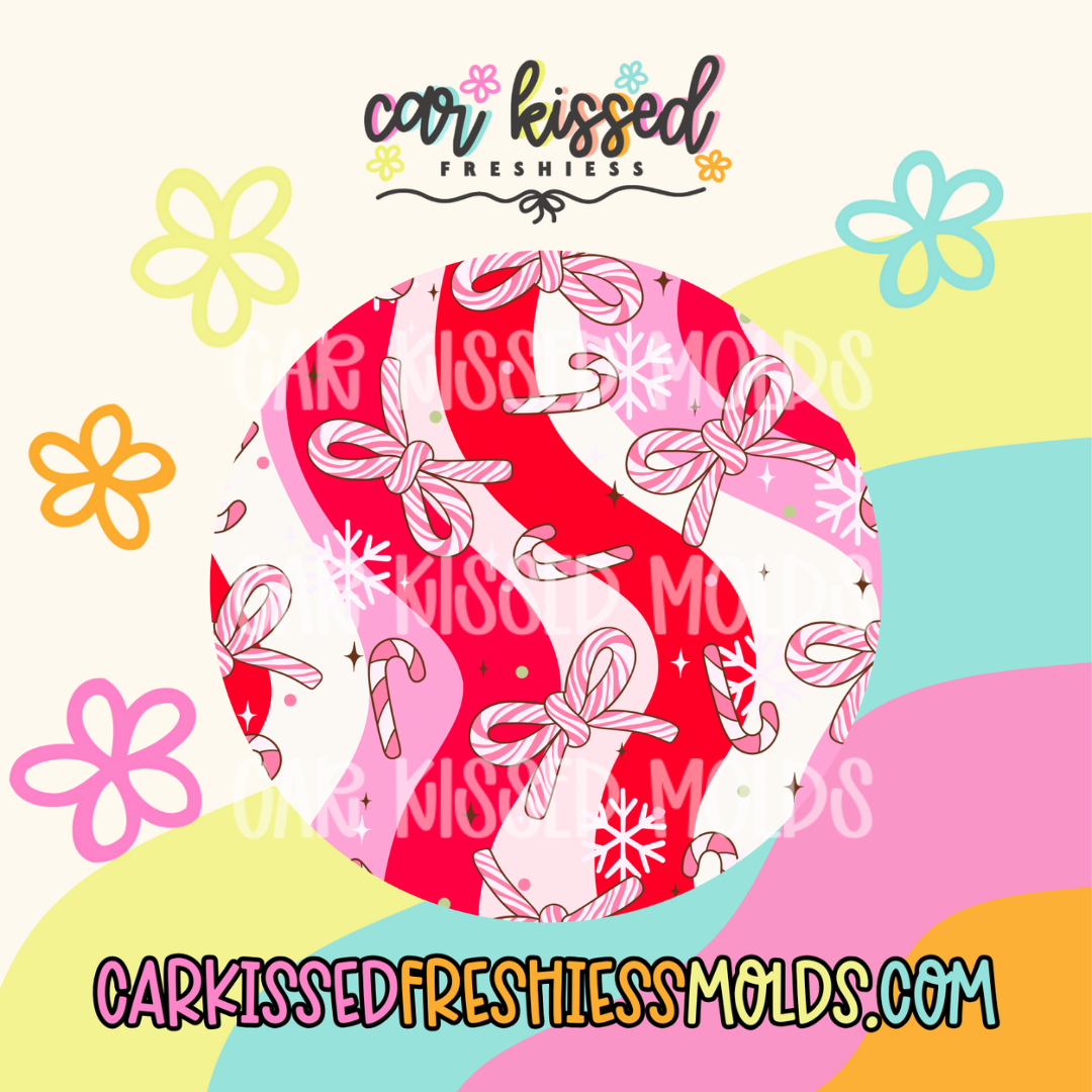 CandyCane Bows Cardstock