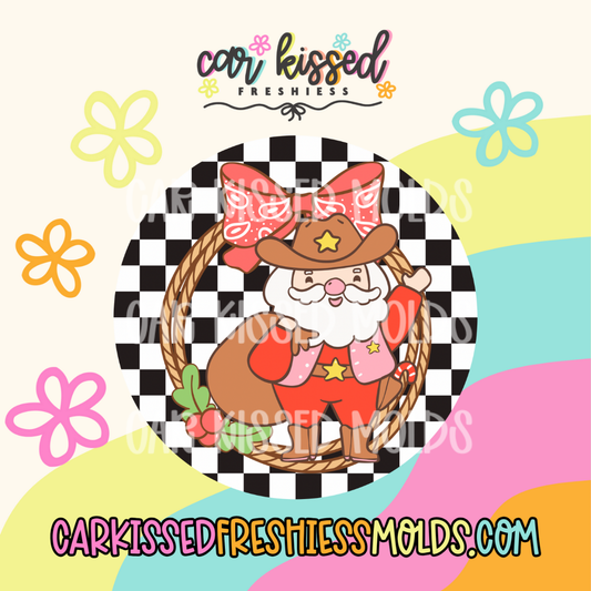 Cowboy Santa Cardstock