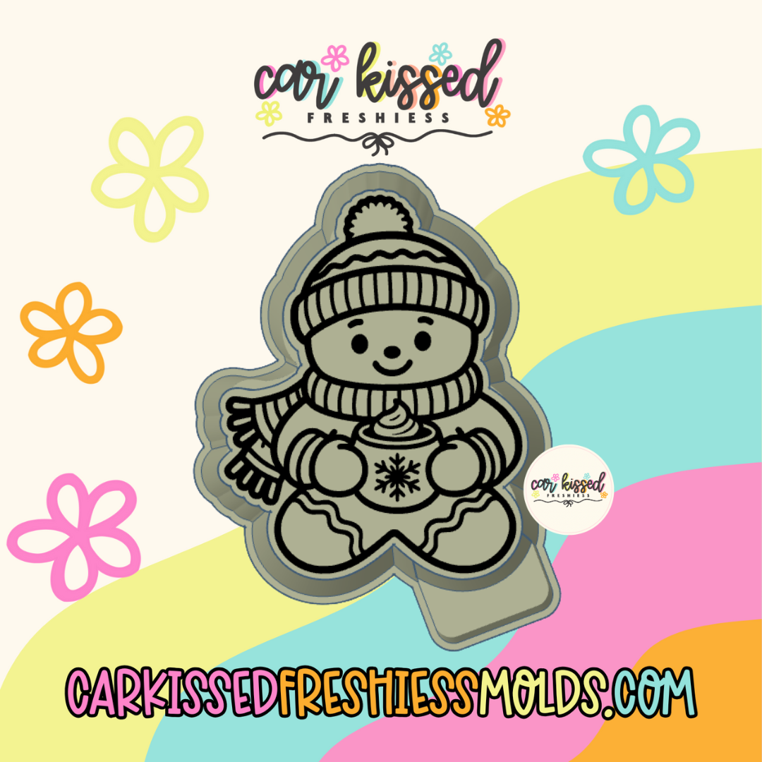 Cozy Winter Gingerbread Silicone Mold