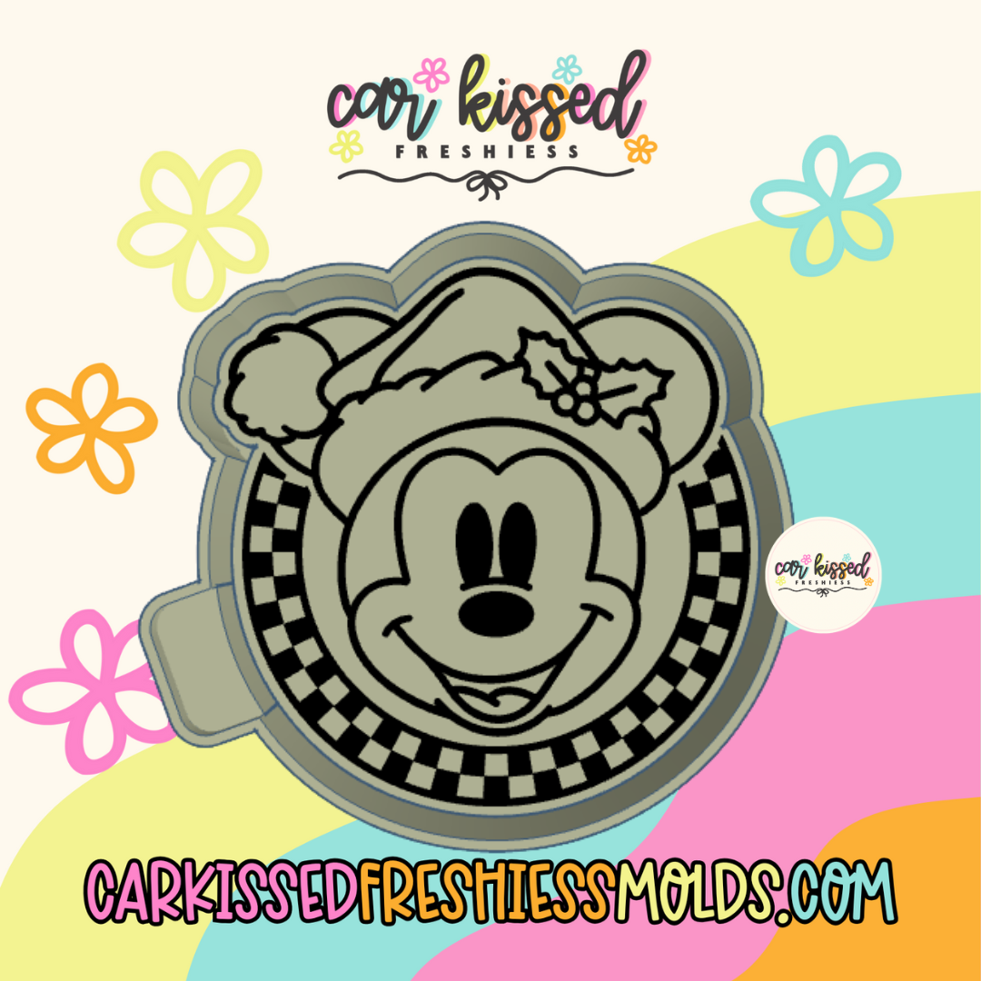 Checkered Boy Mouse Silicone Mold