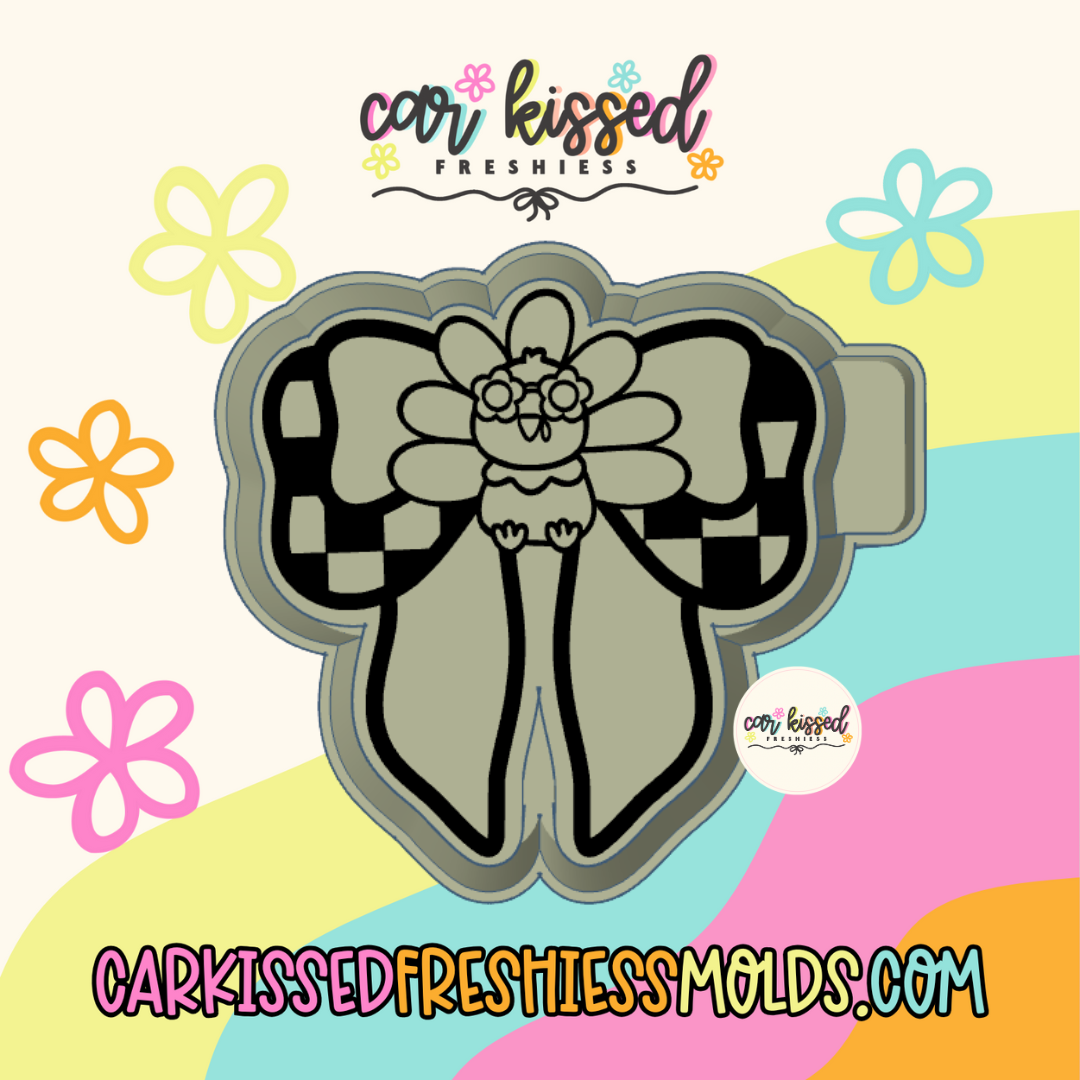 Groovy Turkey Bow Silicone Mold